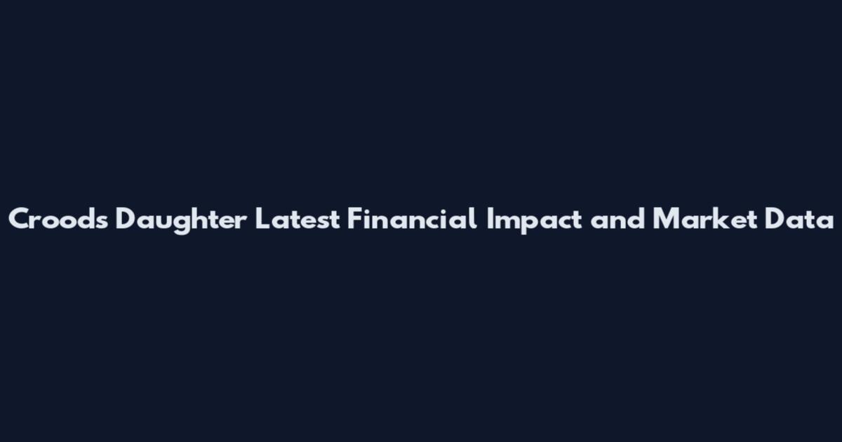 Croods Daughter Latest Financial Impact and Market Data