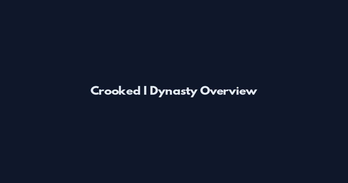 Crooked I Dynasty Overview