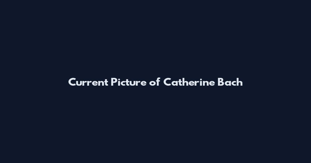 Current Picture of Catherine Bach