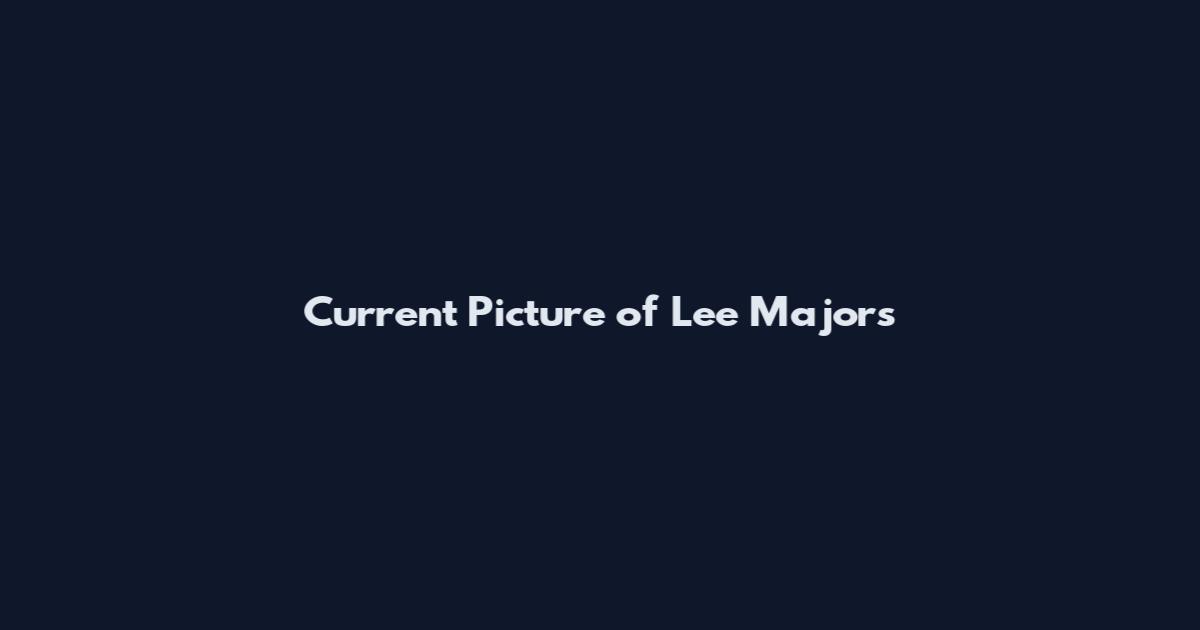 Current Picture of Lee Majors