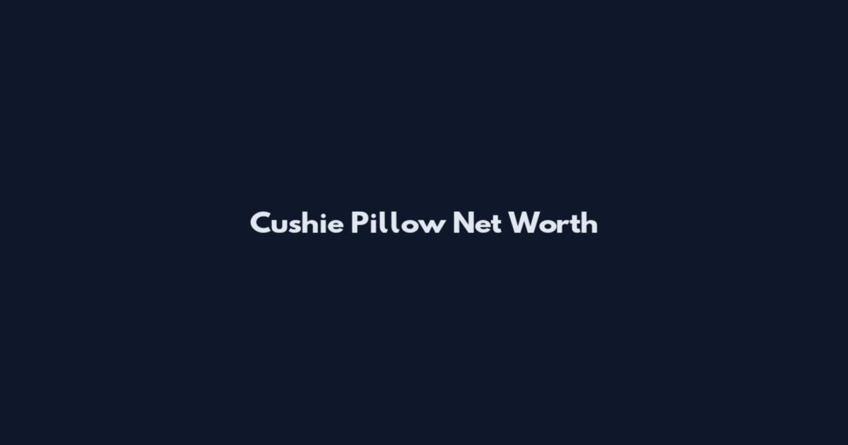 Cushie Pillow Net Worth