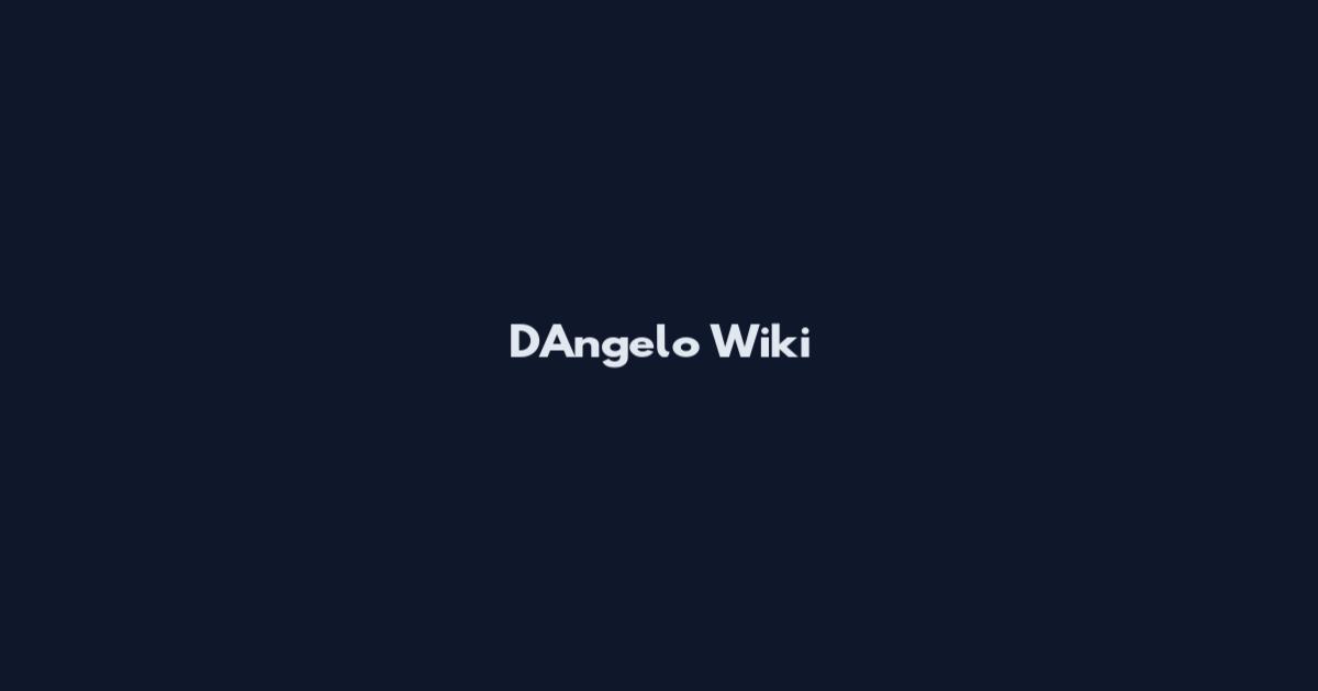 D'Angelo Wiki