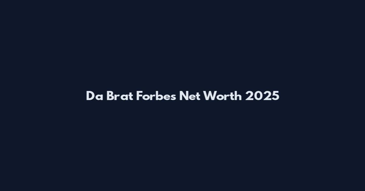 Da Brat Forbes Net Worth 2025