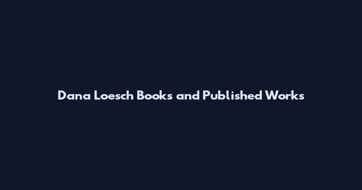 Dana Loesch Books and Published Works