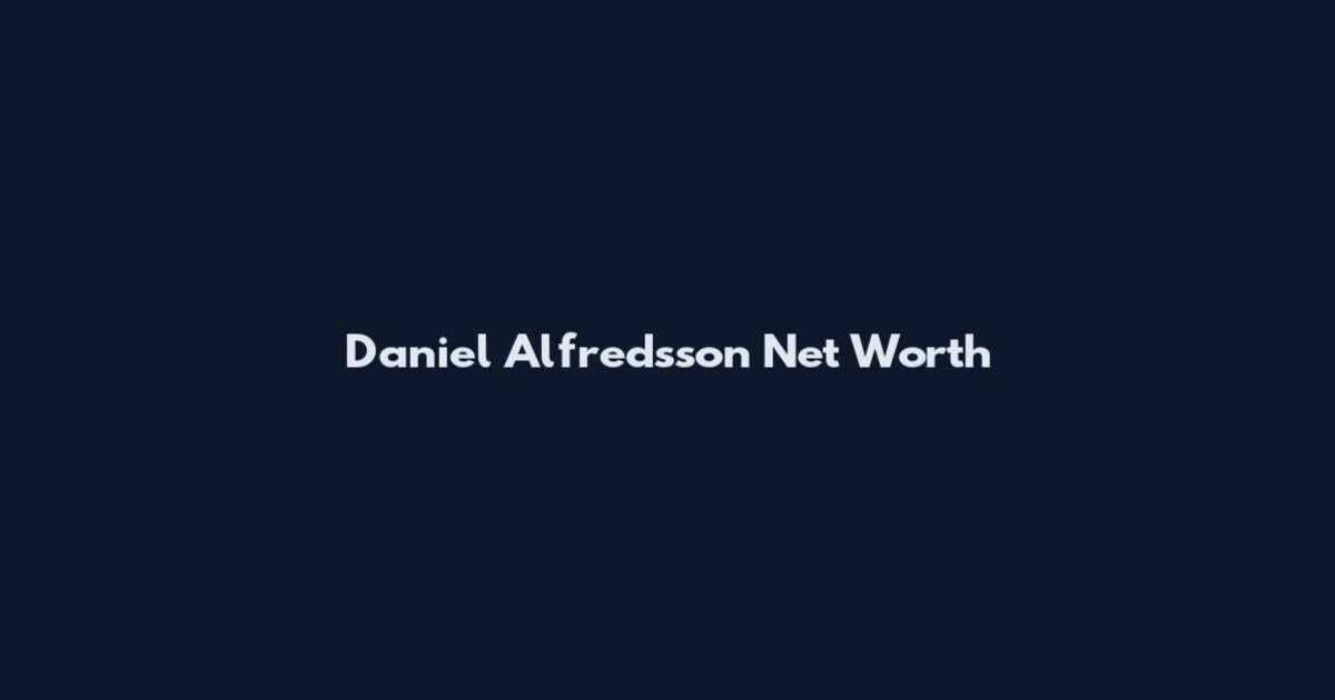 Daniel Alfredsson Net Worth