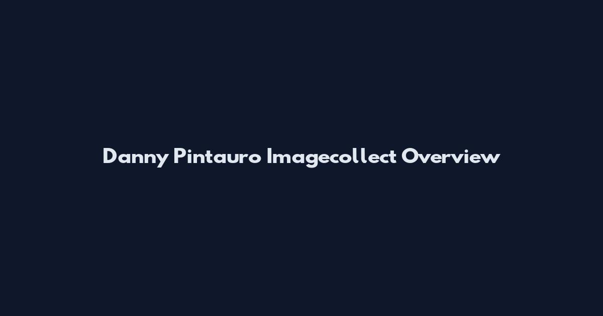 Danny Pintauro Imagecollect Overview