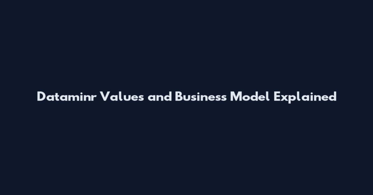 Dataminr Values and Business Model Explained