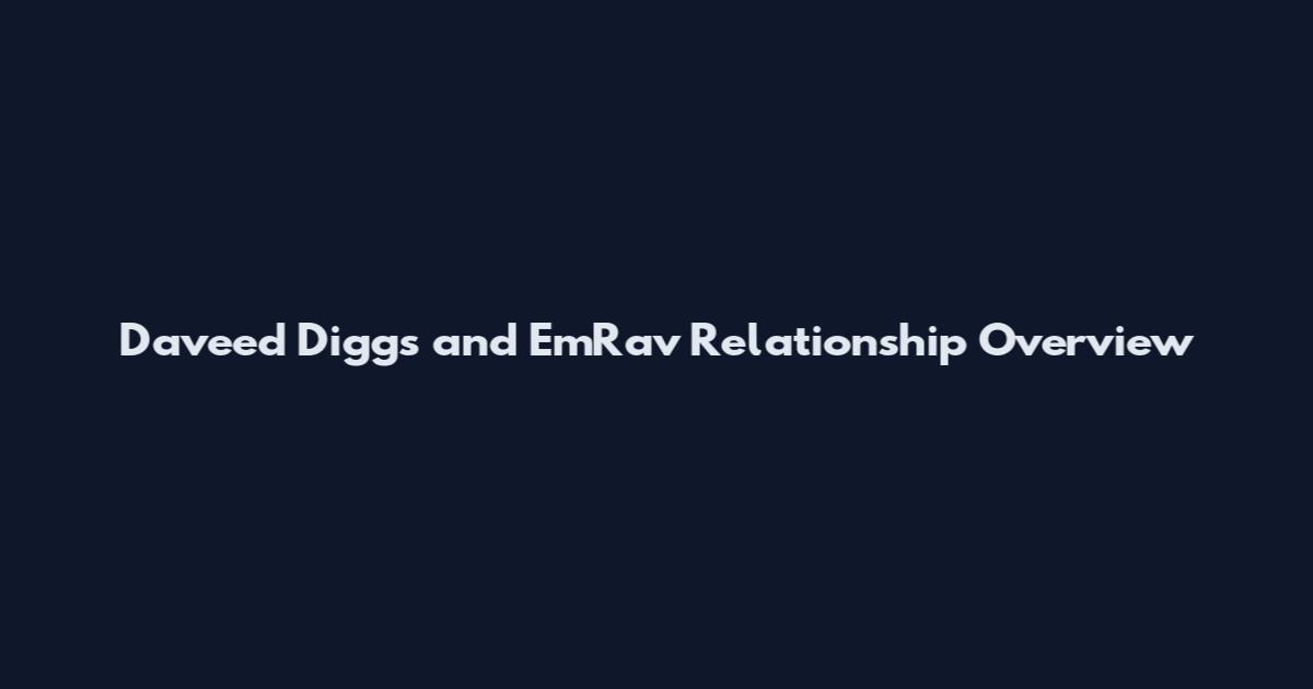 Daveed Diggs and EmRav Relationship Overview