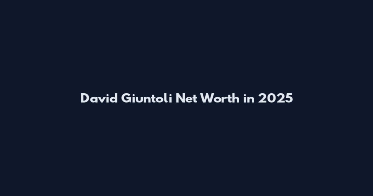 David Giuntoli Net Worth in 2025