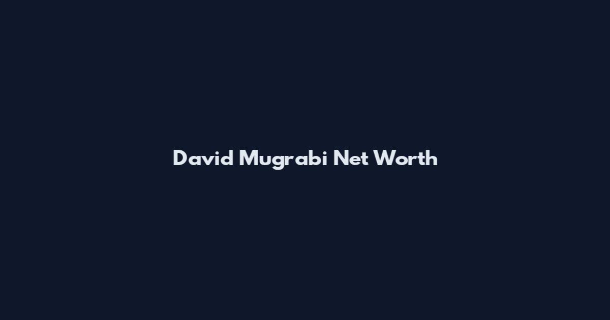 David Mugrabi Net Worth
