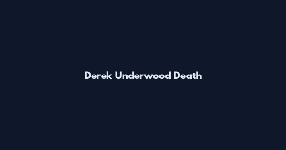 Derek Underwood Death
