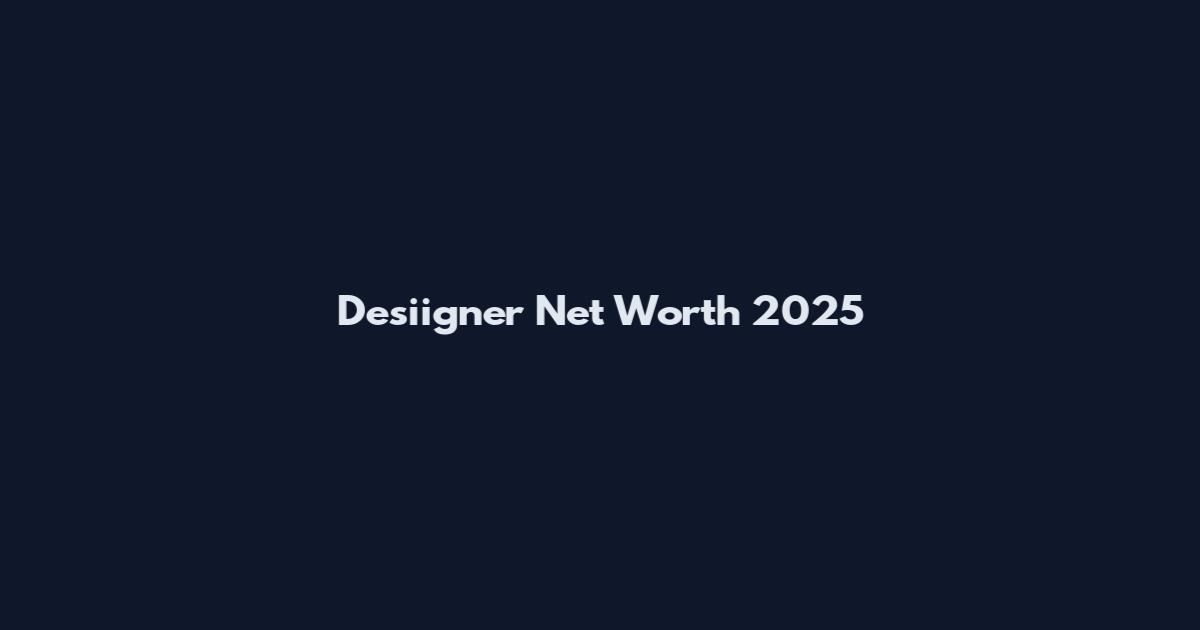 Desiigner Net Worth 2025