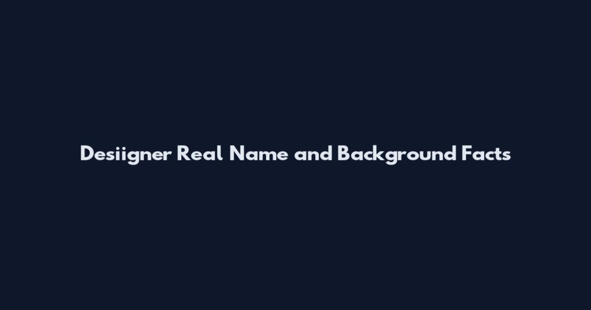 Desiigner Real Name and Background Facts