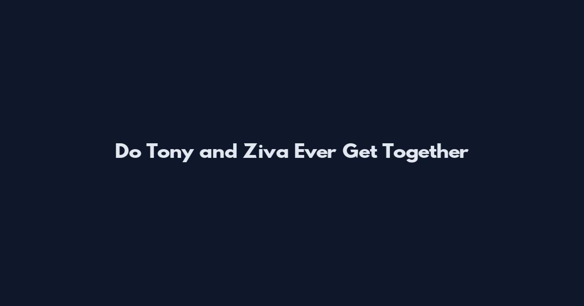 Do Tony and Ziva Ever Get Together