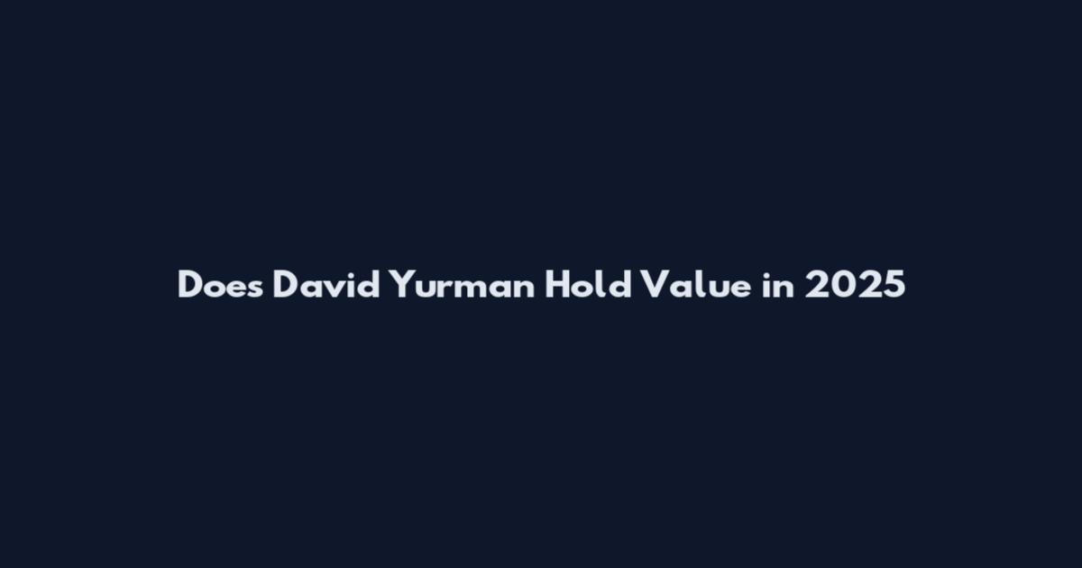 Does David Yurman Hold Value in 2025