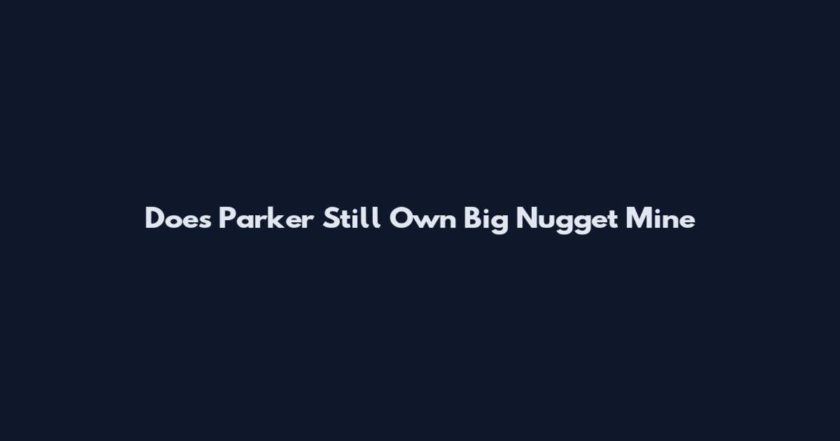 Does Parker Still Own Big Nugget Mine