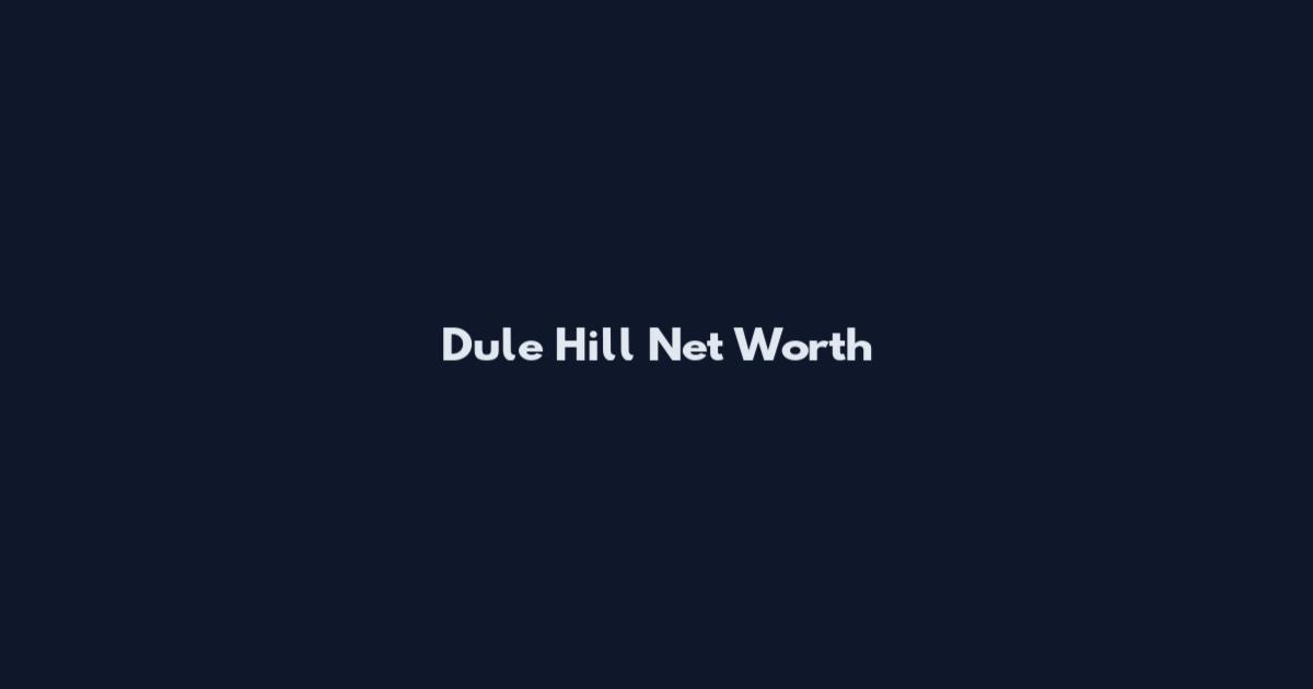 Dule Hill Net Worth