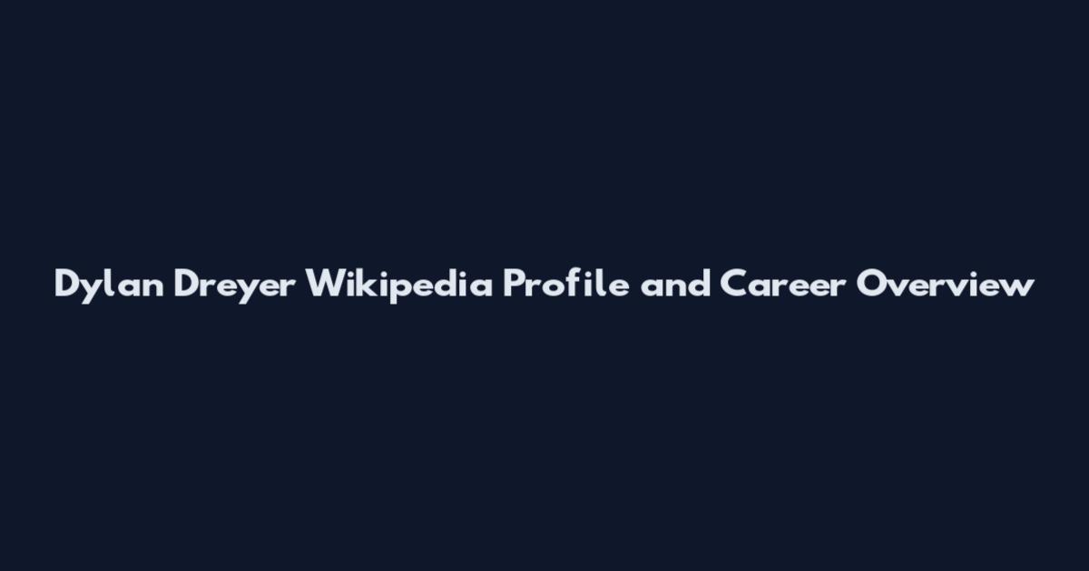 Dylan Dreyer Wikipedia Profile and Career Overview