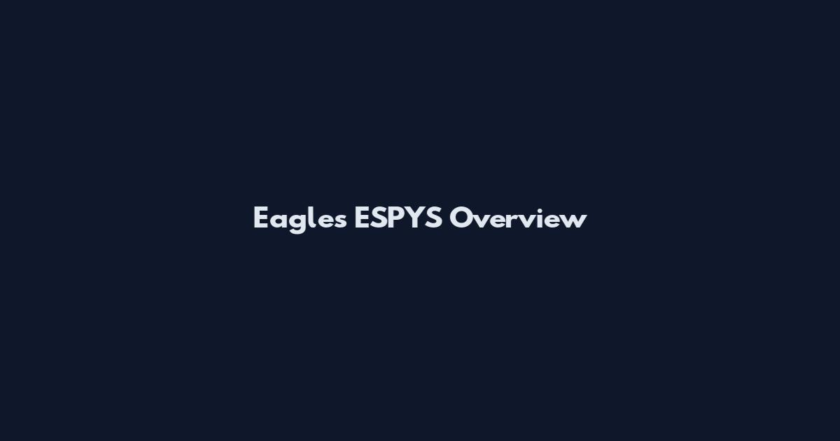 Eagles ESPYS Overview