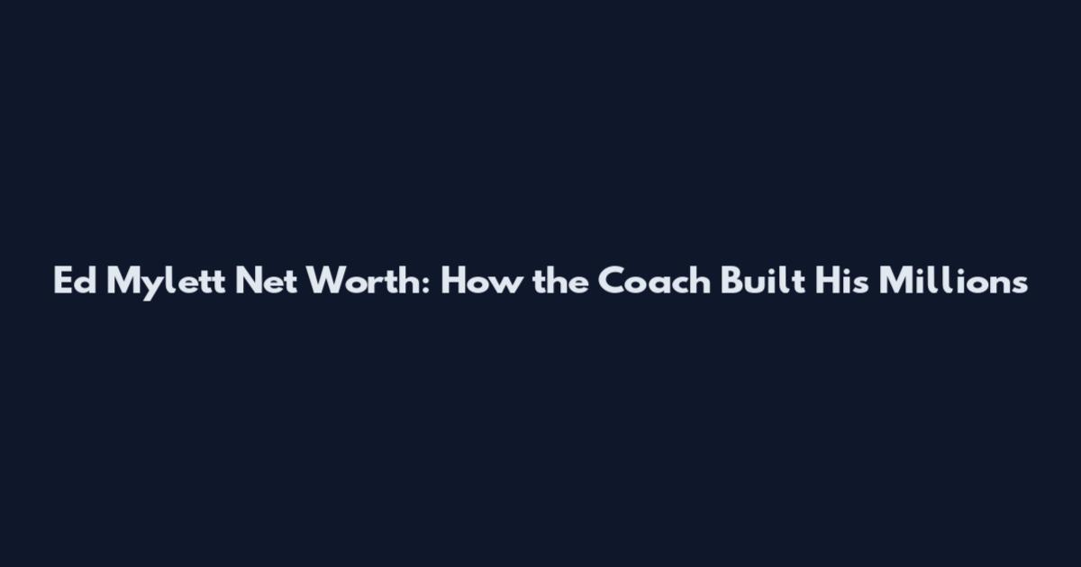 Ed Mylett Net Worth: How the Coach Built His Millions