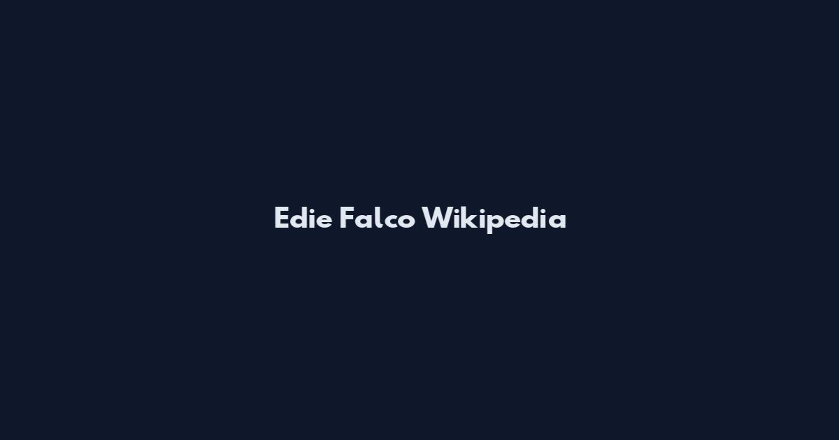 Edie Falco Wikipedia