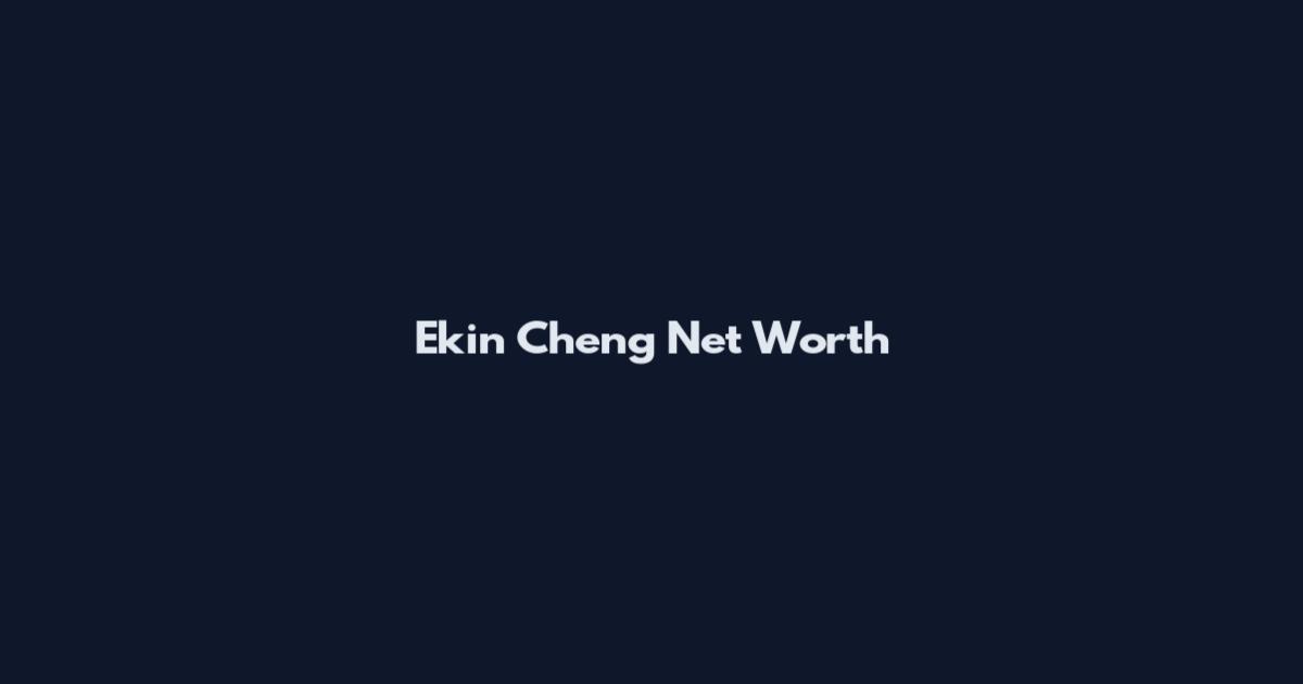 Ekin Cheng Net Worth