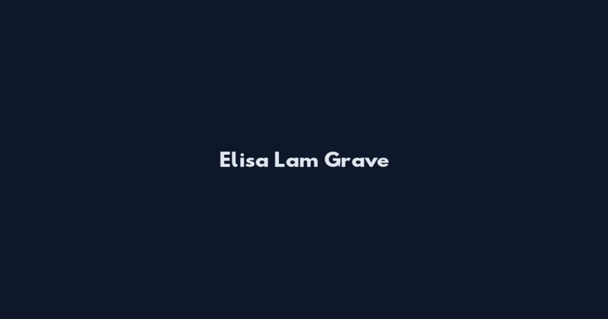 Elisa Lam Grave