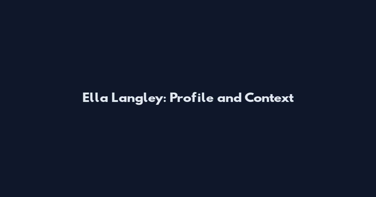 Ella Langley: Profile and Context