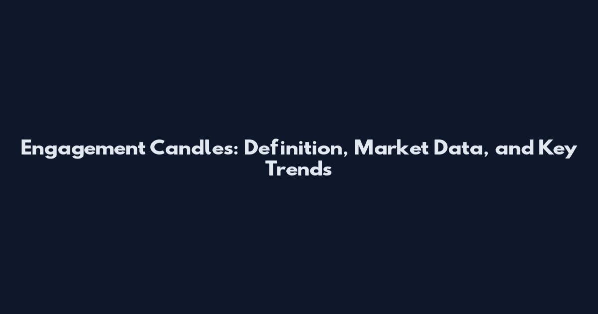 Engagement Candles: Definition, Market Data, and Key Trends