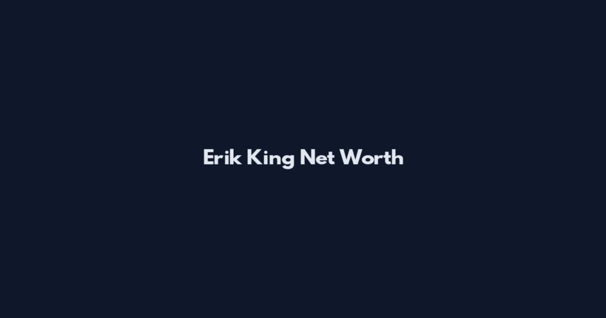 Erik King Net Worth
