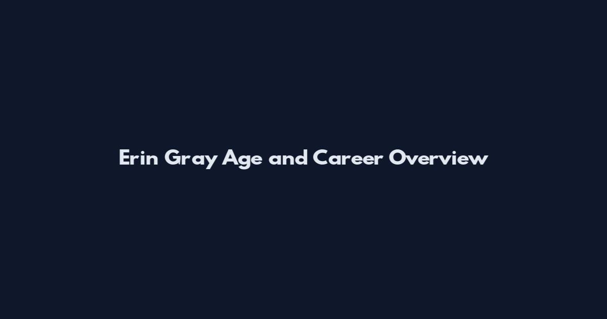 Erin Gray Age and Career Overview