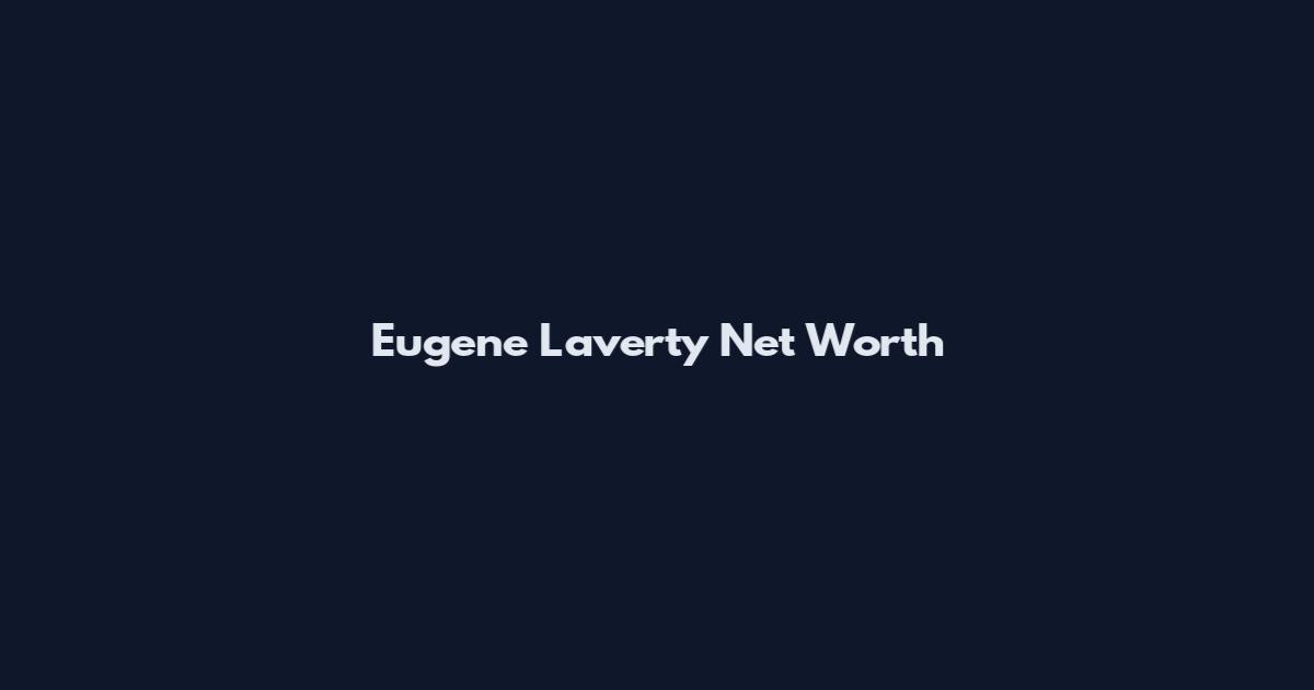 Eugene Laverty Net Worth