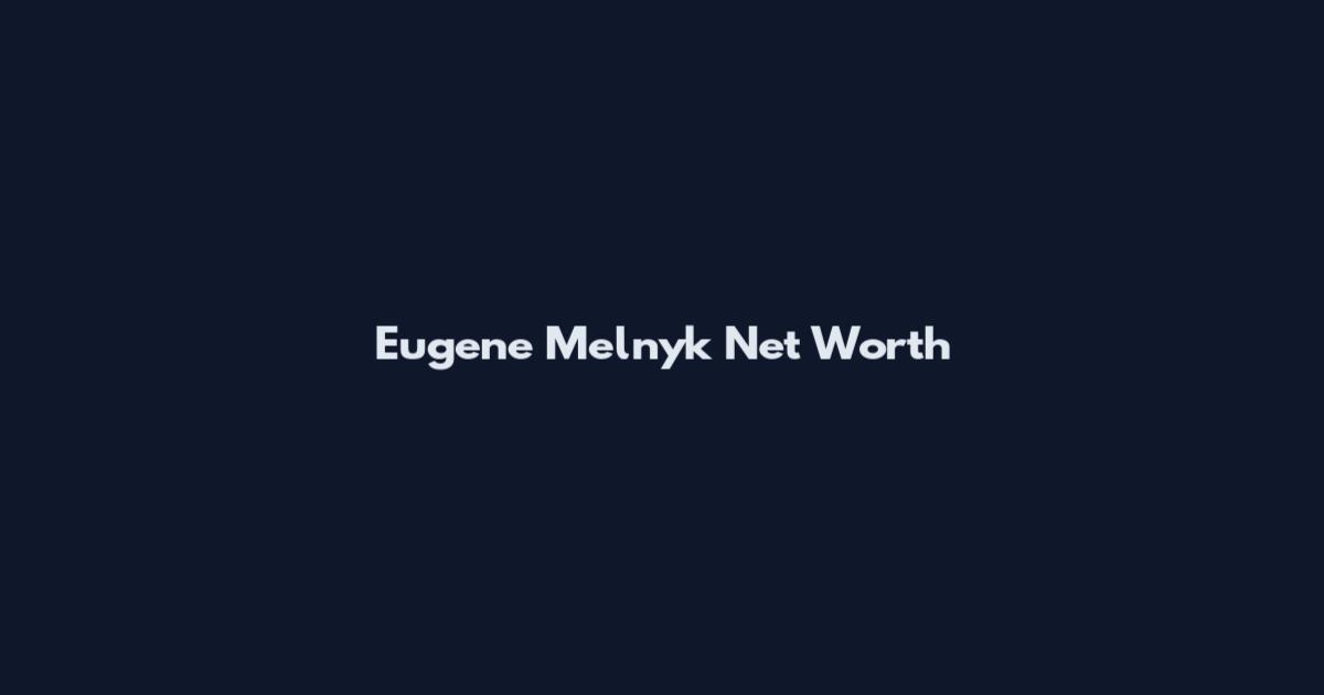 Eugene Melnyk Net Worth