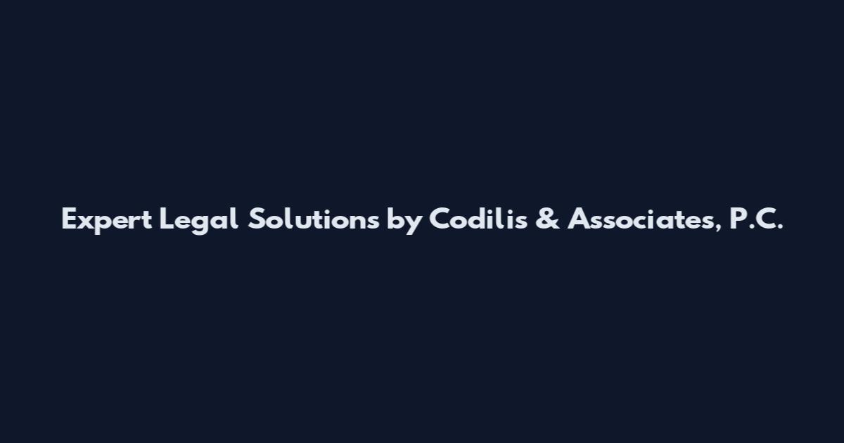 Expert Legal Solutions by Codilis & Associates, P.C.