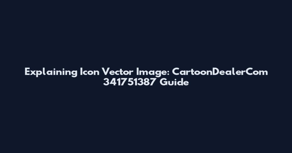 Explaining Icon Vector Image: CartoonDealerCom 341751387 Guide