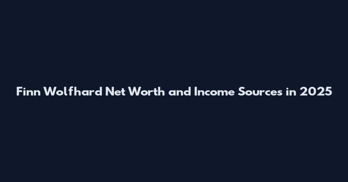 Finn Wolfhard Net Worth and Income Sources in 2025