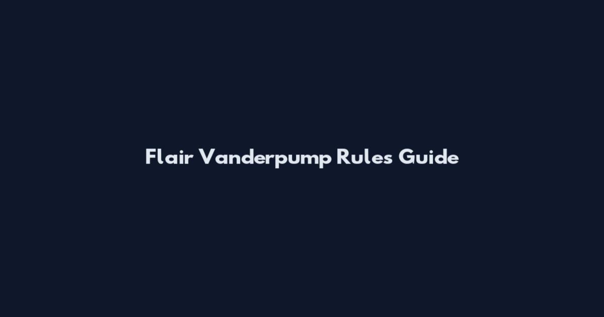 Flair Vanderpump Rules Guide