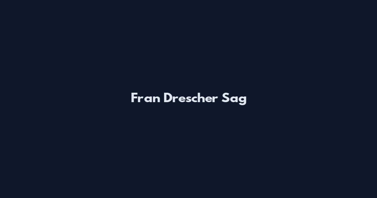 Fran Drescher Sag