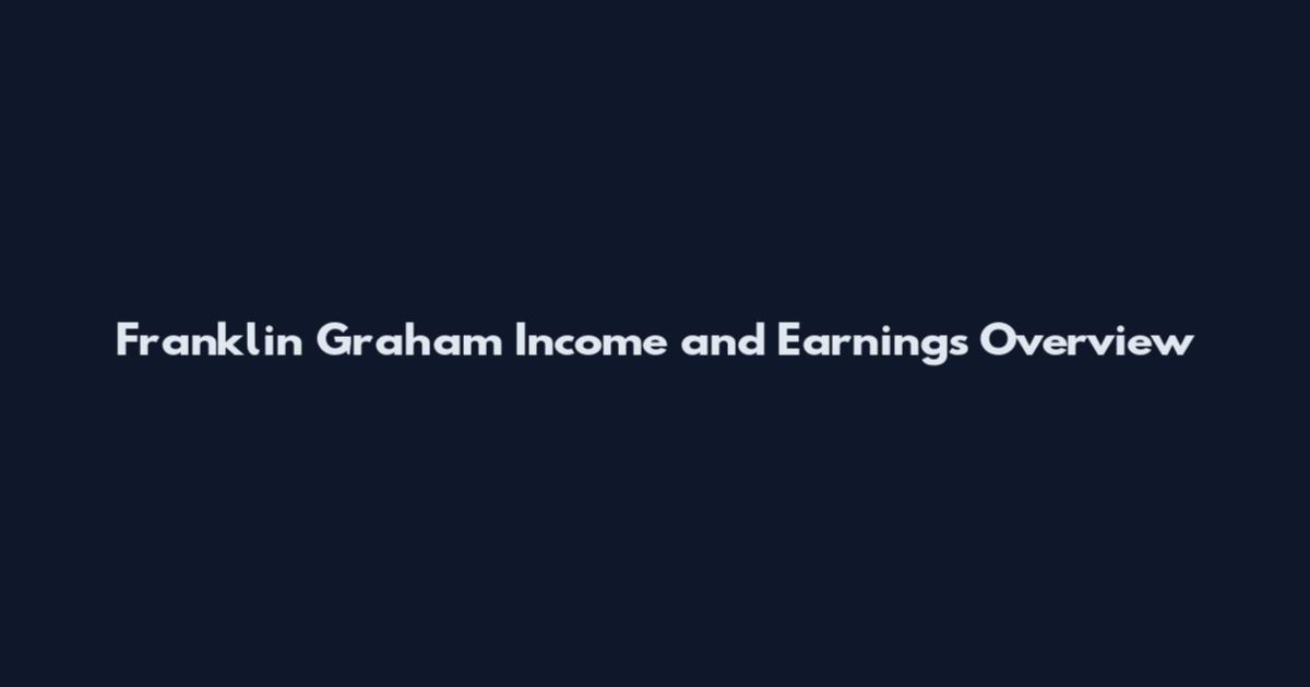 Franklin Graham Income and Earnings Overview