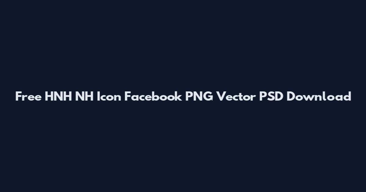 Free HNH NH Icon Facebook PNG Vector PSD Download