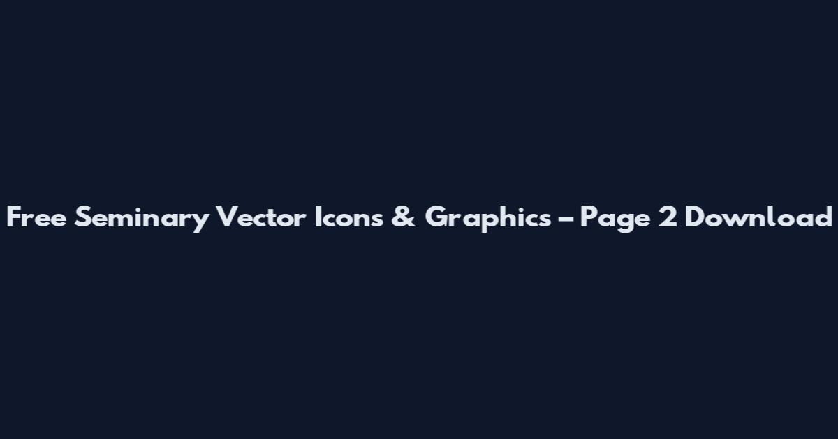 Free Seminary Vector Icons & Graphics – Page 2 Download