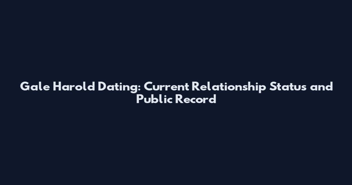 Gale Harold Dating: Current Relationship Status and Public Record