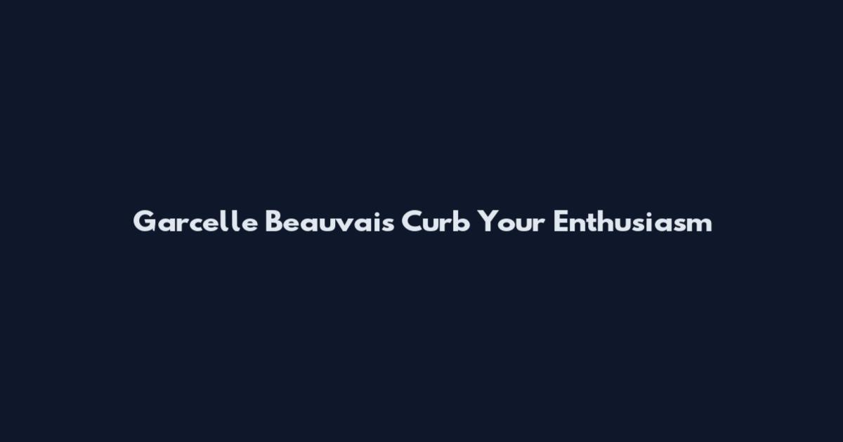 Garcelle Beauvais Curb Your Enthusiasm