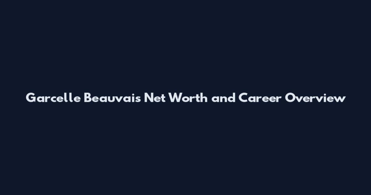 Garcelle Beauvais Net Worth and Career Overview