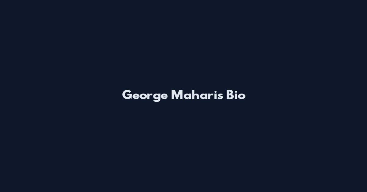 George Maharis Bio