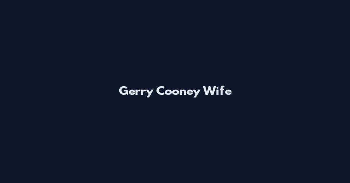 Gerry Cooney Wife