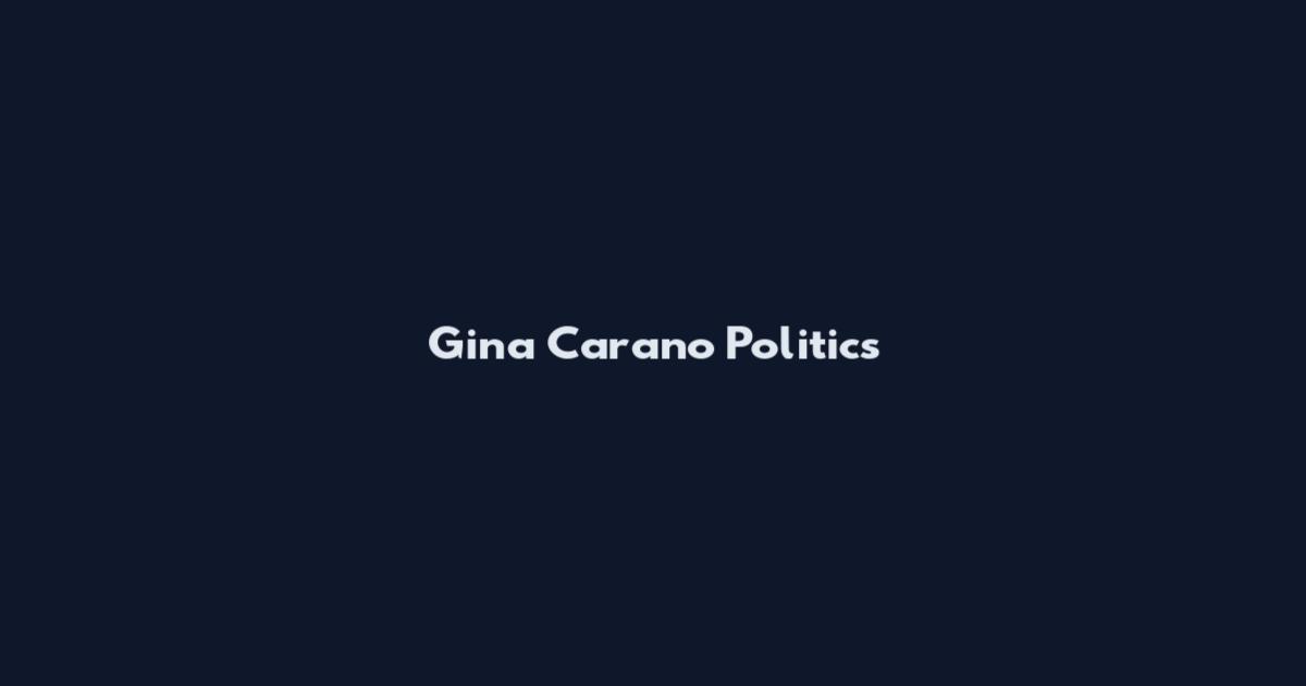 Gina Carano Politics