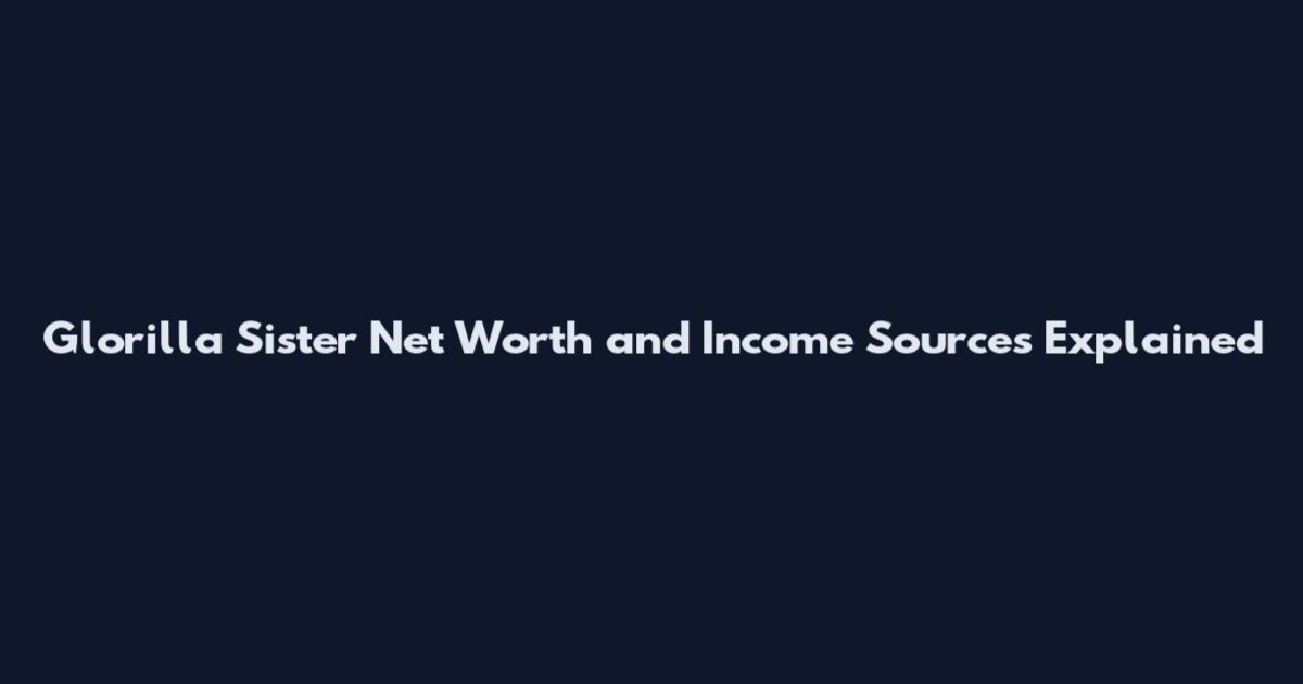 Glorilla Sister Net Worth and Income Sources Explained