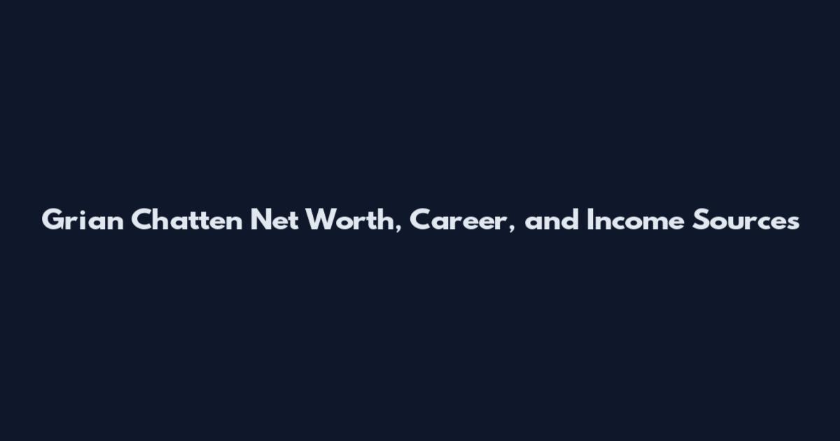 Grian Chatten Net Worth, Career, and Income Sources