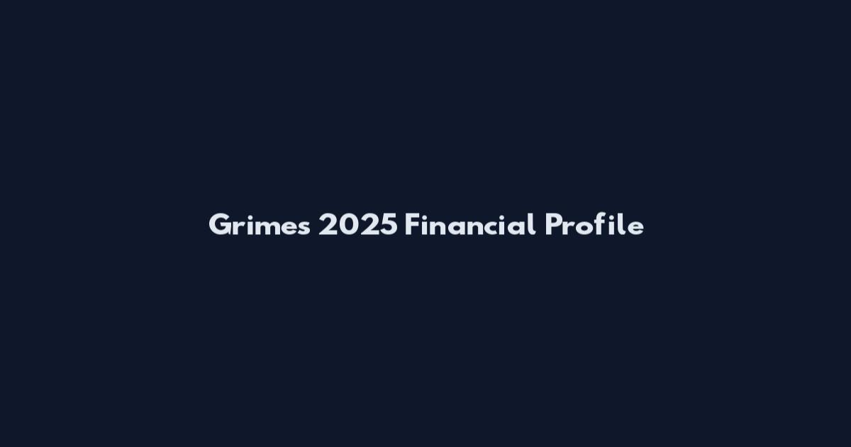 Grimes 2025 Financial Profile